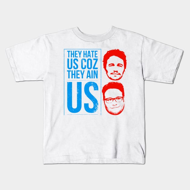 They hate us coz they ain us 2 Kids T-Shirt by throwback